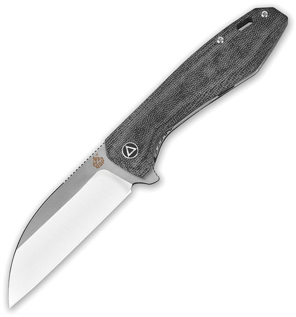 QSP Knife Pelican LinerlockMicarta  Folding S35Vn Knife 118c