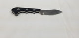 QSP Neckmuk Black G10 Neck Knife + Sheath 125a