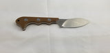 QSP Knives Neckmuk Brown G10 D2 Steel Fixed Blade Neck Knife w/ Sheath 125B