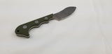 QSP Neckmuk Green G10 Neck Knife + Sheath 125c