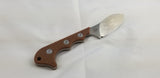 QSP Knives Neckmuk Brown Micarta D2 Steel Fixed Blade Neck Knife w/ Sheath 125E