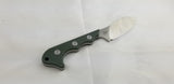 QSP Knives Neckmuk Green Micarta D2 Steel Fixed Blade Neck Knife w/ Sheath 125F