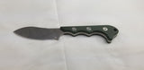 QSP Knives Neckmuk Green Micarta D2 Steel Fixed Blade Neck Knife w/ Sheath 125F