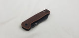 QSP Knives Penguin Linerlock Rubbed Copper Folding D2 Steel Pocket Knife 130L