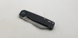 QSP Knives Penguin Framelock Black Titanium Folding 154CM Pocket Knife 130M