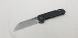 QSP Knives Penguin Framelock Black Titanium Folding 154CM Pocket Knife 130N