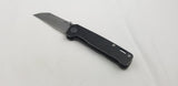 QSP Knives Penguin Framelock Black Titanium Folding 154CM Pocket Knife 130N