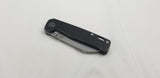 QSP Knives Penguin Framelock Black Titanium Folding 154CM Pocket Knife 130N