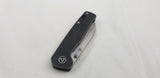 QSP Knives Penguin Framelock Black Titanium Folding 154CM Pocket Knife 130N