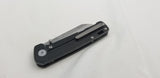 QSP Knives Penguin Framelock Black Titanium Folding 154CM Pocket Knife 130N