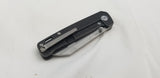 QSP Knives Penguin Framelock Black Titanium Folding 154CM Pocket Knife 130N