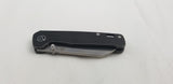 QSP Knives Penguin Framelock Black Titanium Folding 154CM Pocket Knife 130N