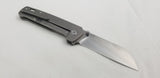 QSP Knives Penguin Framelock Gray Titanium Folding 154CM Pocket Knife 130Q