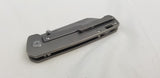 QSP Knives Penguin Framelock Gray Titanium Folding 154CM Pocket Knife 130Q