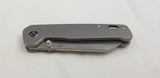 QSP Knives Penguin Framelock Gray Titanium Folding 154CM Pocket Knife 130Q