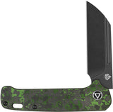 QSP Knife Penguin Slip Joint Jungle Wear Carbon Fiber Folding 20CV Knife 130SJE2