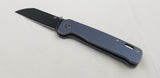 QSP Knives Penguin Framelock Blue Titanium Folding 154CM Pocket Knife 130S