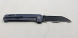 QSP Knives Penguin Framelock Blue Titanium Folding 154CM Pocket Knife 130S