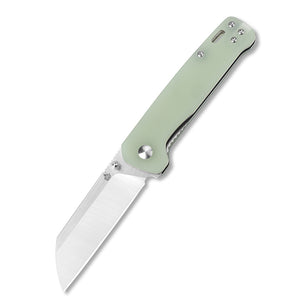 QSP Penguin Jade G10 D2 Satin 2 tone Folding Knife 130v