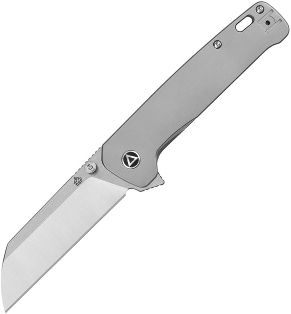 QSP Knife Penguin Plus Pocket Knife Framelock Titanium Folding CPM-20CV 130XLA