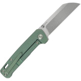 QSP Penguin Green Titanium handle 154cm Folding Knife 130x