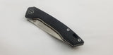 QSP Leopard Linerlock Black Micarta Folding 14C28N Sandvik Pocket Knife 135B
