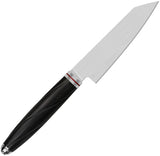 QSP Knife Mulan Series Kritsuke Wood 14C28N Fixed Blade Kitchen Knife KK005A