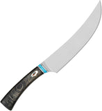 QSP Knife Noble Series Butcher Wood 14C28N Fixed Blade Kitchen Knife KK006A