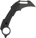 Quartermaster Mr Roper Limo Tint Drop Pt Folding Pocket Knife Black CPM 154 5ZLT