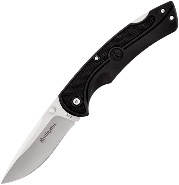 Remington Sportsman Black rubberized Lockback Folding 420j2 Knife 10003