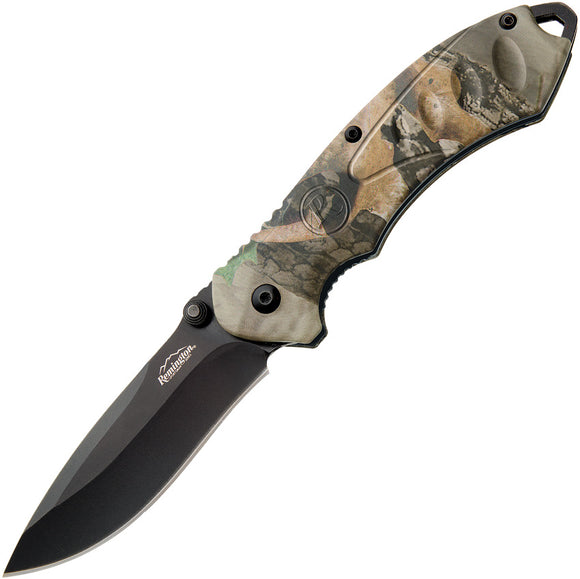Remington Sportsman FAST A/O Linerlock Camo Folding Pocket Knife 11618
