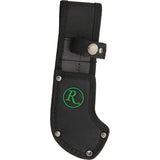 Remington 9.75: Black Rubber Handle Hunting Guthook Fixed Blade Knife + sheath 11915