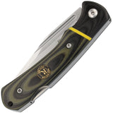 Remington Hunter Lockback Black & Green G10 Folding Stainless Pocket Knife 15639