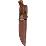 Remington Back Woods Skinner Brown Bone Carbon Steel Fixed Blade Knife 15649