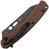 Remington EDC Linerlock Brown G10 Folding D2 Steel Folding Pocket Knife 15664
