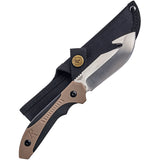 Remington Sportsman Guthook Black & Tan Stainless Fixed Blade Knife 15676