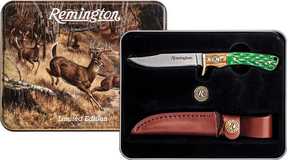 Remington Whitetails Cutover Green Zebrawood 2 Pc Gift Tin Set 15717