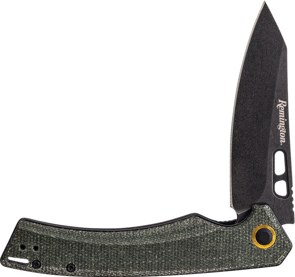 Remington EDC Linerlock Green G10 Folding Stainless Folding Pocket Knife 15733