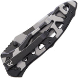 Remington Tactical Camo partially Serrted Framelock Folding Knife 30007cm