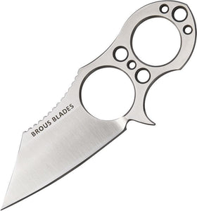 Brous Blades SS-Ranger 2 One Piece D2 Tool Steel Fixed Neck Knife w/ Sheath
