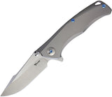 Reate Knives Torrent Titanium Framelock RWL-34 Steel Folding Knife 024