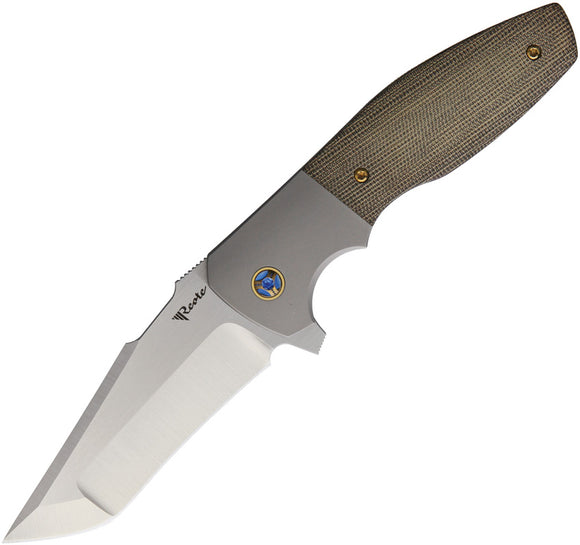 Reate Knives Augustus Framelock Folding Micarta Pocket Knife 067