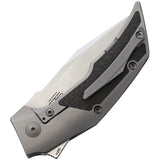 Reate Knives T3000 Framelock Caron Fiber & Titanium M390 Folding Knife 