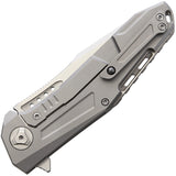 Reate Knives K3 Framelock Titanium & Carbon Fiber Folding CTS-204P Knife K3DPSCF