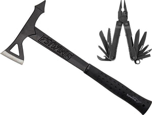 Estwing Black Leatherman Rebar Multi-Tool & 7" Axe Head Tomahawk