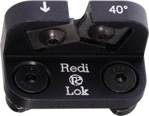 Redi Edge Redi Lok Black Aluminum 60 Degree Sharpener LOK140BL