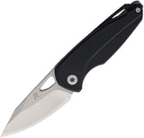 Revo Vipera Linerlock Black Folding Knife 005blk