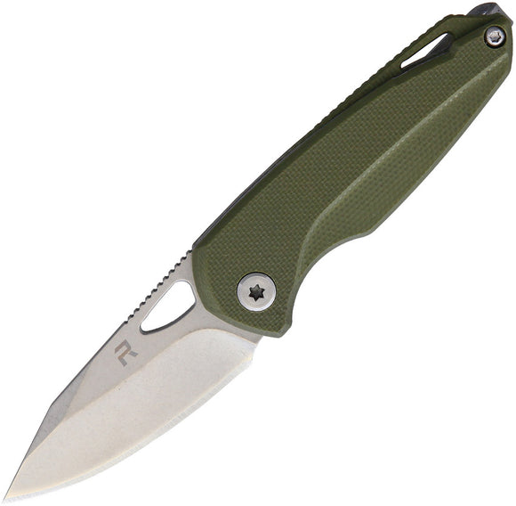 Revo Vipera Linerlock Green Folding Knife 005odg