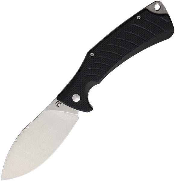 Revo Ness Linerlock Black  Folding D2 Blade Knife 008blk