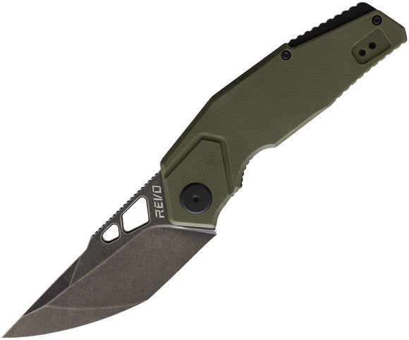 Revo Berserk Carry Framelock Green G10/Stainless Folding 9Cr18 Knife BERCARODG